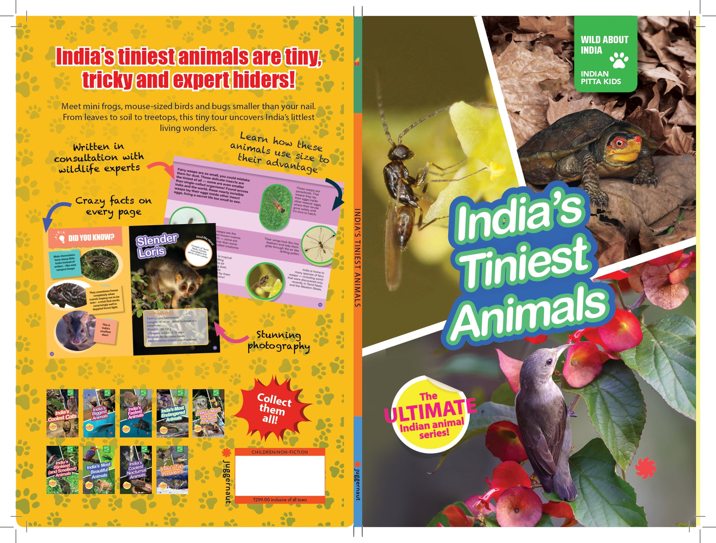 INDIA’S TINIEST ANIMALS : Wild About India - Engaging Book for Kids (Ages 5-15) - Fun Facts, Trivia Questions and Answers to Teach Your Children about the Animal Kingdom
