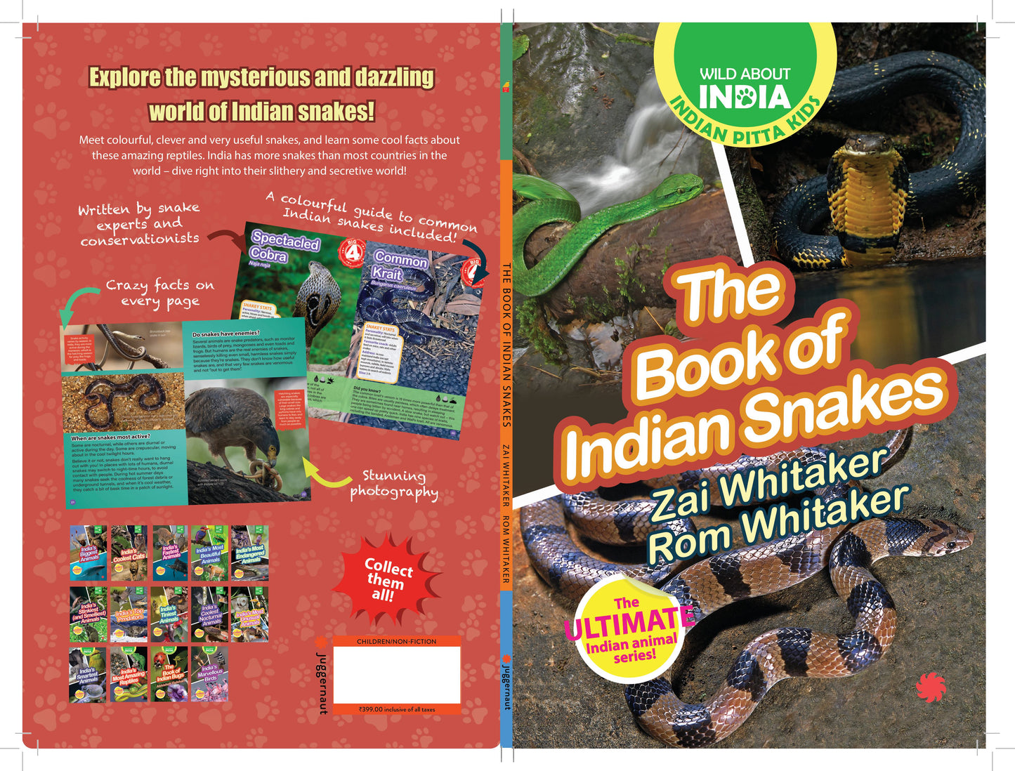 The Book of Indian Snakes : Easy-To-Read Animal Books For Children; Ages 5–15 Years