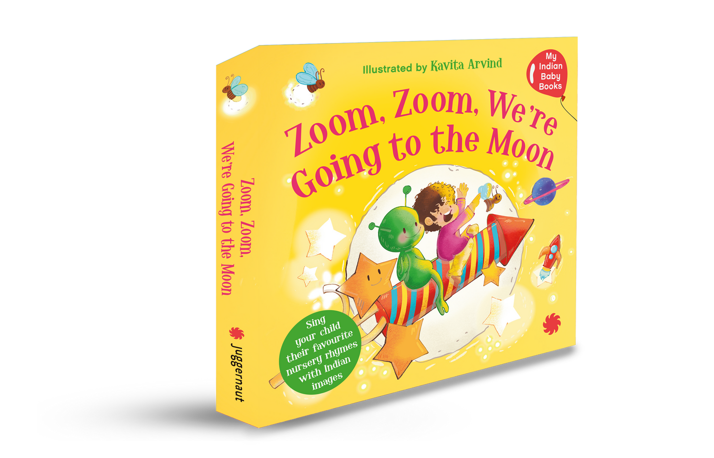 Zoom zoom, we're going to the moon for your Indian baby