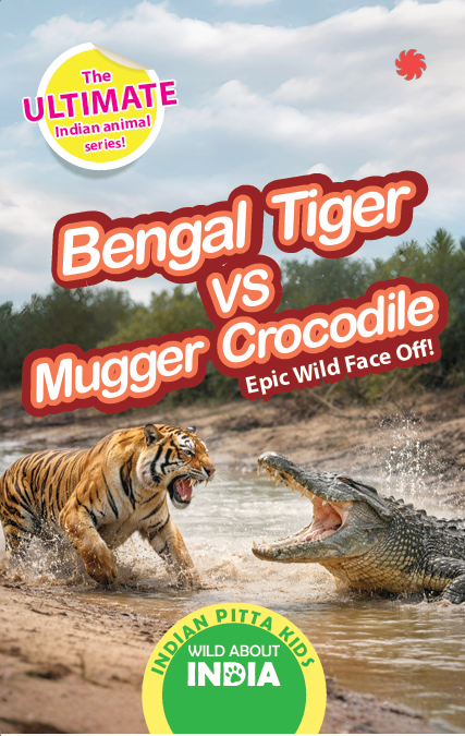 Wild About India: Bengal Tiger vs Mugger Crococdile